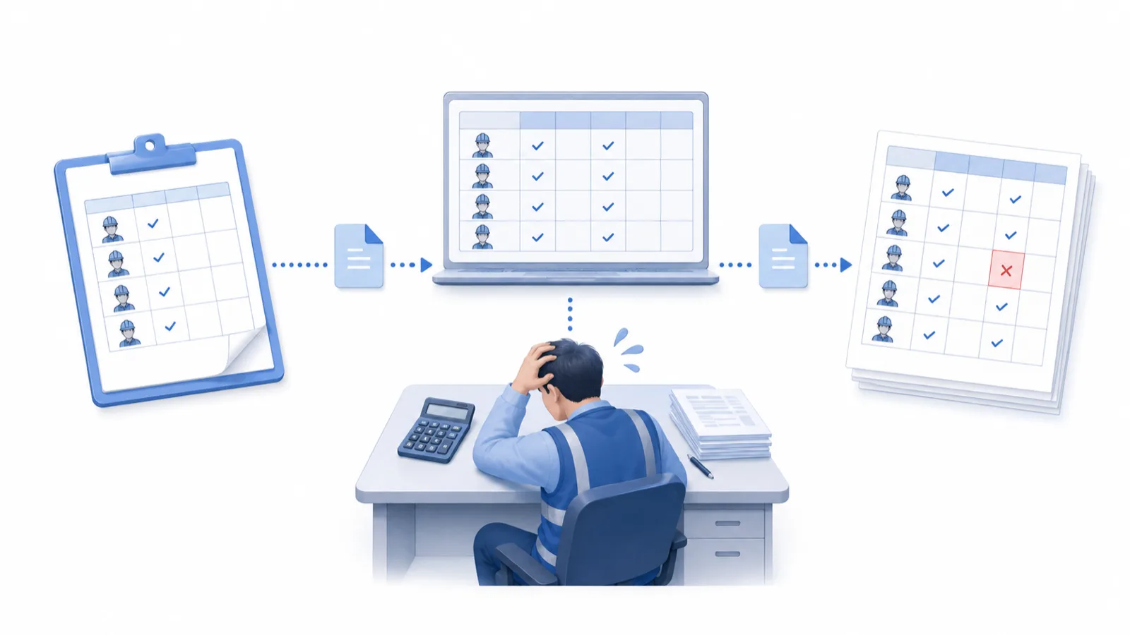 Paper and spreadsheets that slow you down